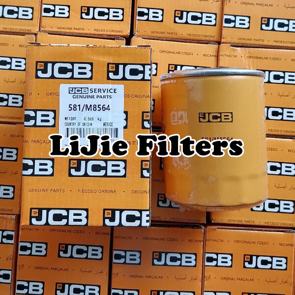 Jcb oil filter element 581/18076a 581/M7013 581/M8564
