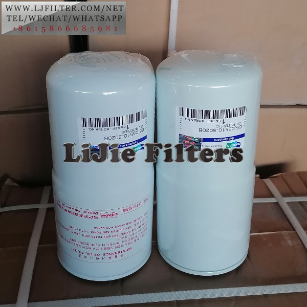 65.05510-5020B Doosan Oil Filter